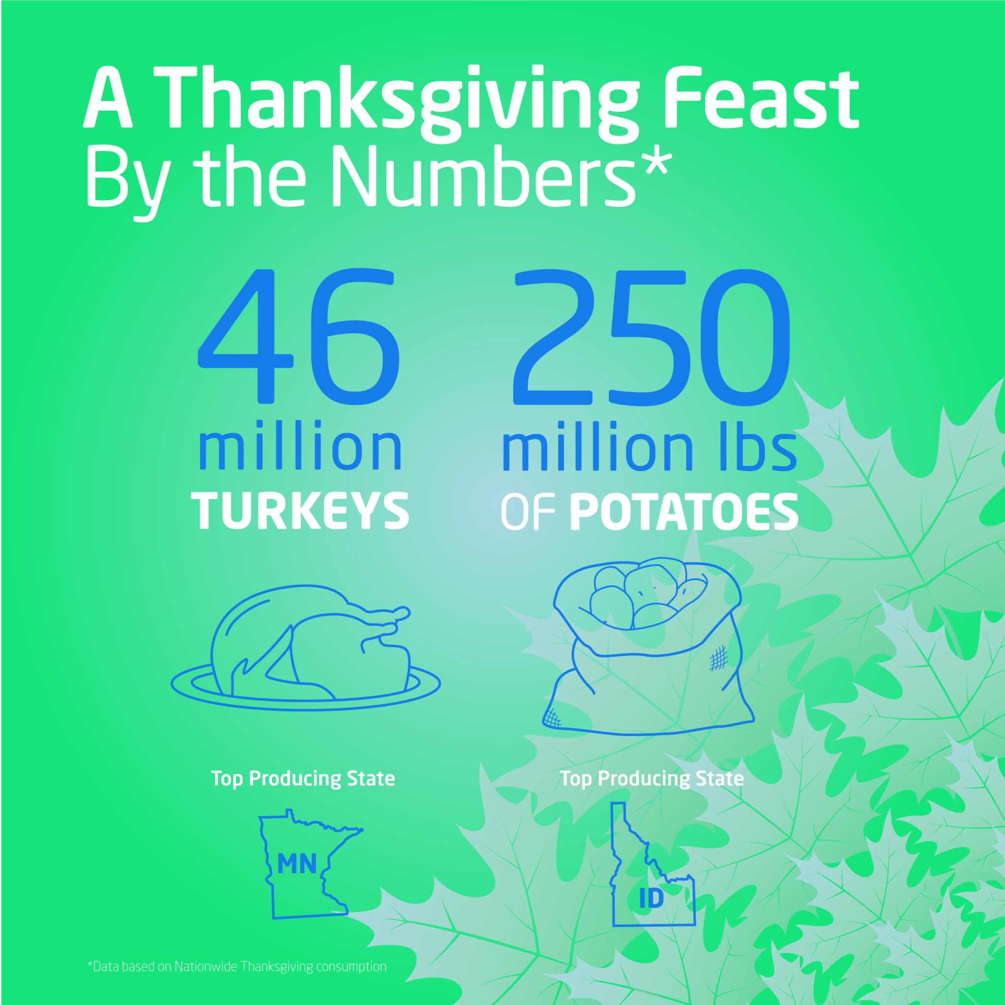 How many turkeys are purchased during thanksgiving