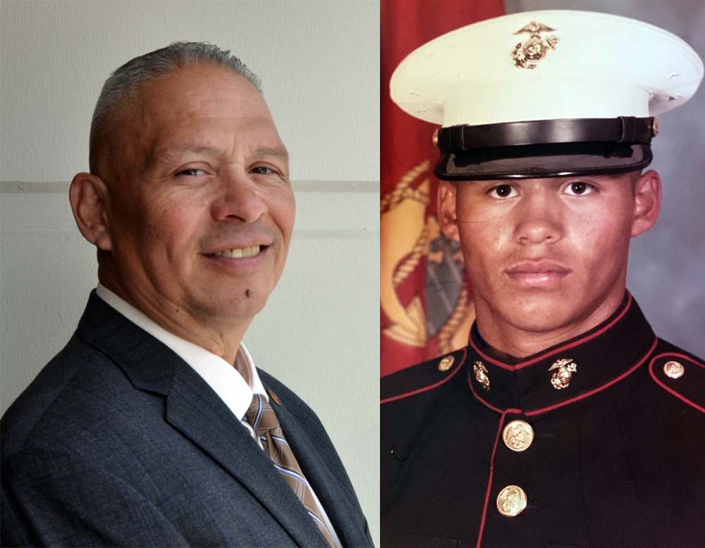 Lance Corporal Miguel Miranda served in the U.S. Marines from 1982-88. He is now a business development manager with SkillsetGroup staffing and consulting firm.