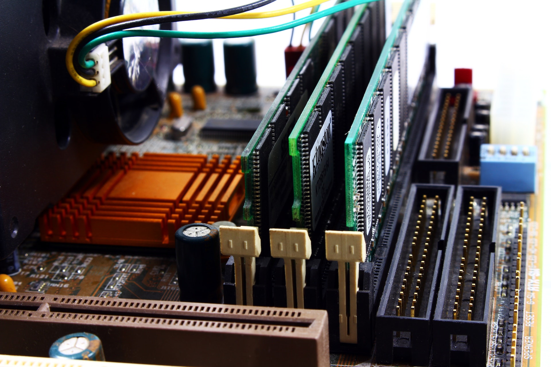Image of a circuit board array.