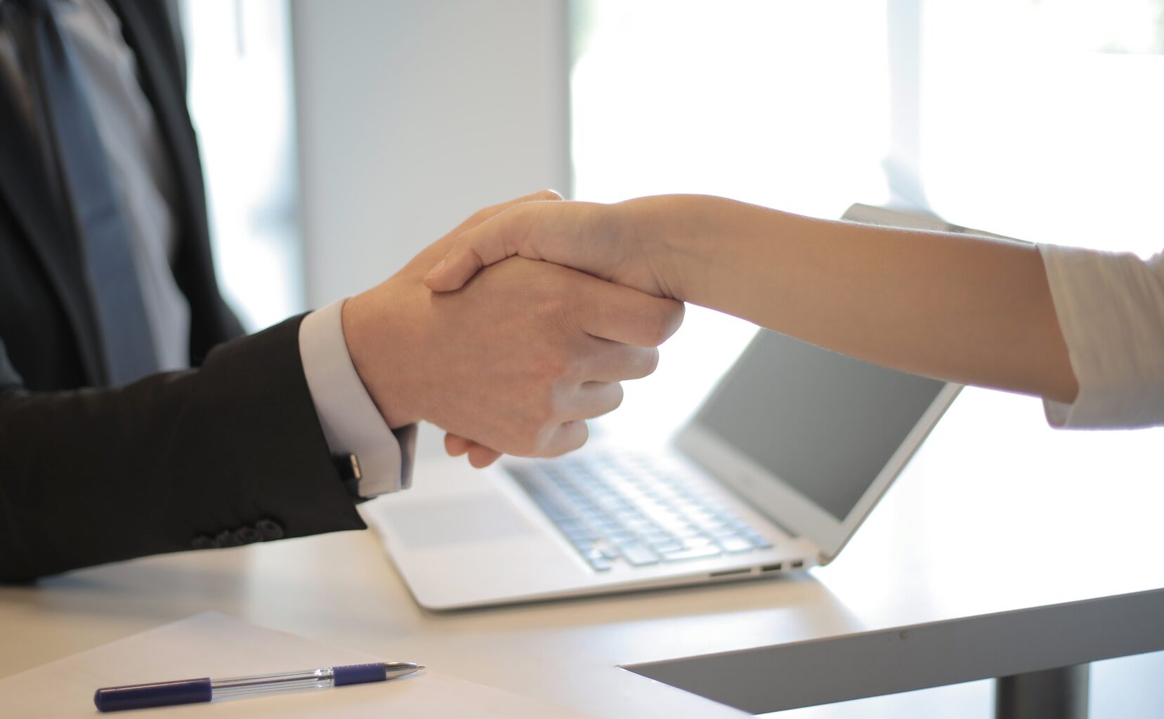 Business handshake